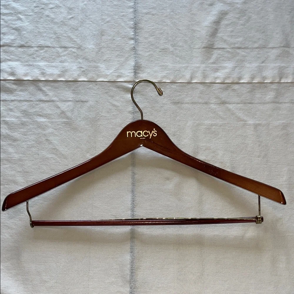 Macy's Brown Wooden Hanger
